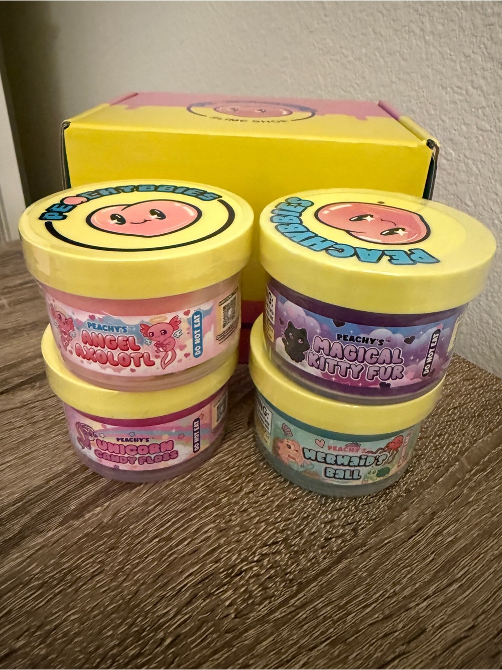 Peachybbies Slime 4-Pack Fantasy Bundle